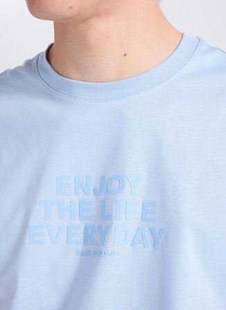 Back and Bond Mavi Erkek T-Shirt BTS1007000000