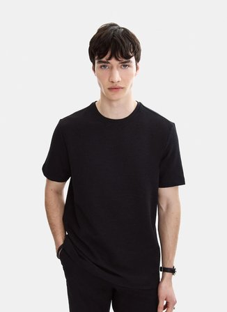 Back and Bond Siyah Erkek Regular Fit T-Shirt B35S10062