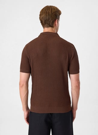 Back and Bond Kahverengi Erkek Regular Fit Polo T-Shirt BTR4004000000