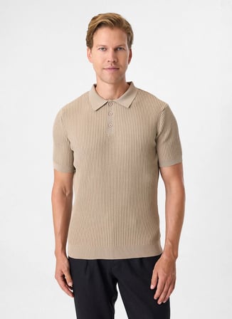 Back and Bond Bej Erkek Regular Fit Polo T-Shirt BTR4004000000