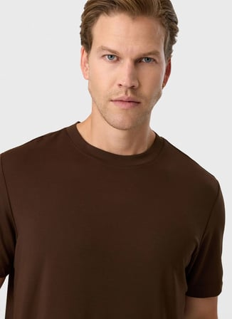 Back and Bond Kahverengi Erkek T-Shirt BTS1007300000