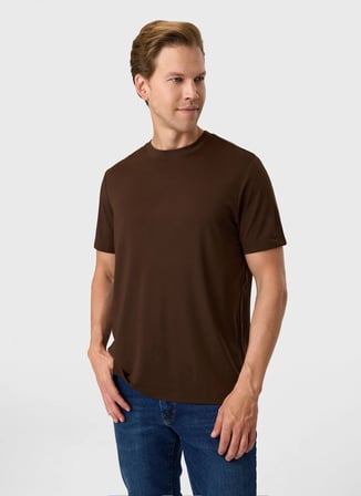Back and Bond Kahverengi Erkek T-Shirt BTS1007300000