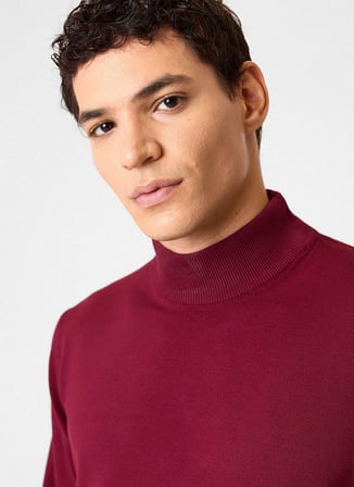 Back and Bond Bordo Erkek Kazak BTR4000400000