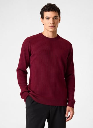 Back and Bond Bordo Erkek Kazak BTR4007700000