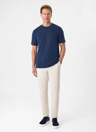 Back and Bond Lacivert Erkek Bisiklet Yaka Regular Fit  T-Shirt B35S10029