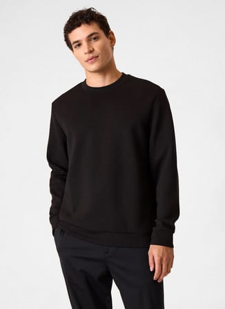 Back and Bond Siyah Erkek Sweatshirt BSW1205200000