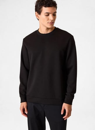 Back and Bond Siyah Erkek Sweatshirt BSW1205200000