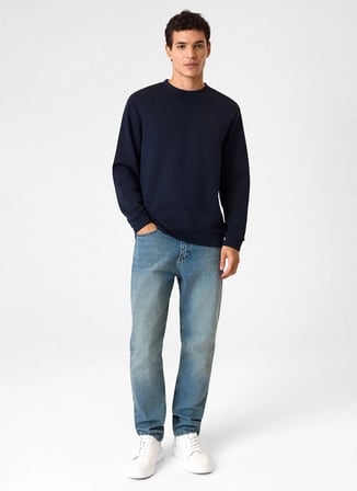 Back and Bond Lacivert Erkek Sweatshirt BSW1205200000