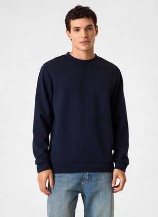 Back and Bond Lacivert Erkek Sweatshirt BSW1205200000