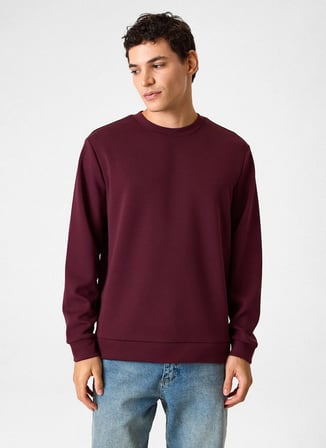 Back and Bond Bordo Erkek Sweatshirt BSW1205200000