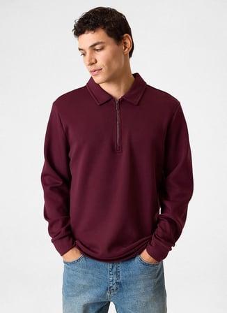 Back and Bond Bordo Erkek Sweatshirt BSW1205300000