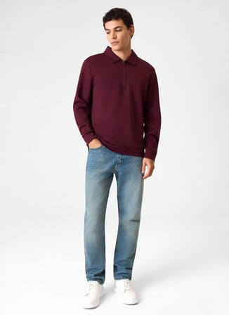 Back and Bond Bordo Erkek Sweatshirt BSW1205300000