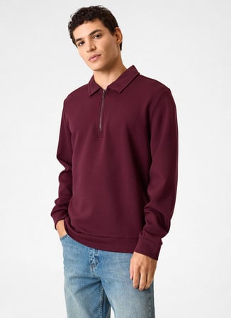 Back and Bond Bordo Erkek Sweatshirt BSW1205300000