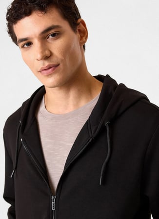 Back and Bond Siyah Erkek Sweatshirt BSW1205400000