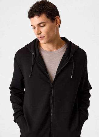 Back and Bond Siyah Erkek Sweatshirt BSW1205400000