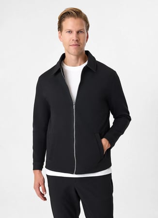 Back and Bond Siyah Erkek Regular Fit Mont BMN5502500000