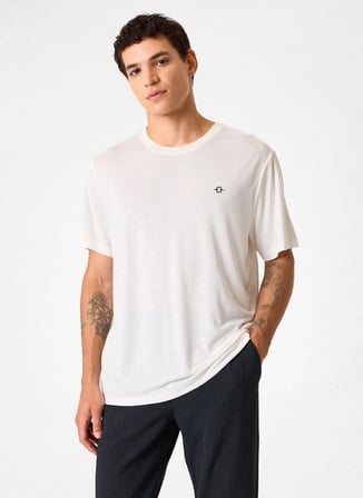 Back and Bond Beyaz Erkek T-Shirt BTS1008700000