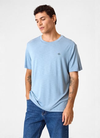 Back and Bond Mavi Erkek T-Shirt BTS1008800000