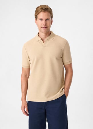 Back and Bond Bej Erkek Regular Fit Polo T-Shirt BTS1008200000