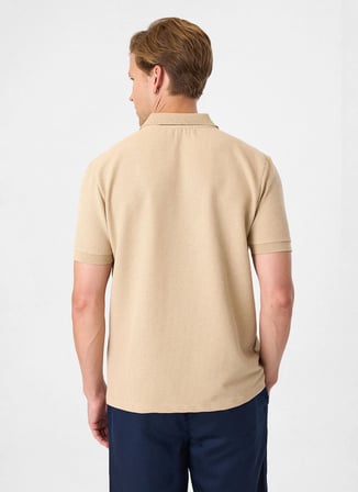 Back and Bond Bej Erkek Regular Fit Polo T-Shirt BTS1008200000