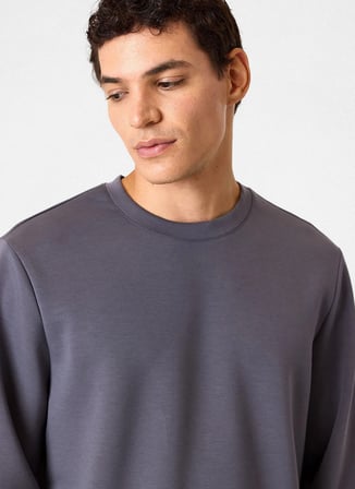 Back and Bond Gri Erkek Sweatshirt BSW1205200000