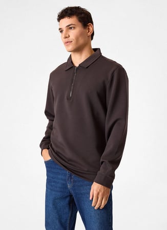 Back and Bond Kahverengi Erkek Sweatshirt BSW1205300000