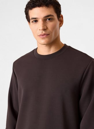 Back and Bond Kahverengi Erkek Sweatshirt BSW1205200000