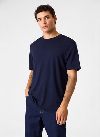 Back and Bond Lacivert Erkek T-Shirt BTS1008900000