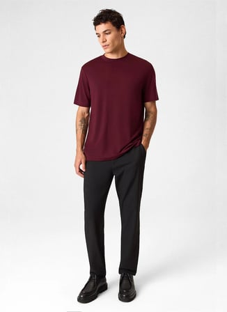 Back and Bond Bordo Erkek T-Shirt BTS1008900000