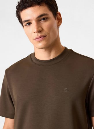 Back and Bond Kahverengi Erkek T-Shirt BTS1009100000