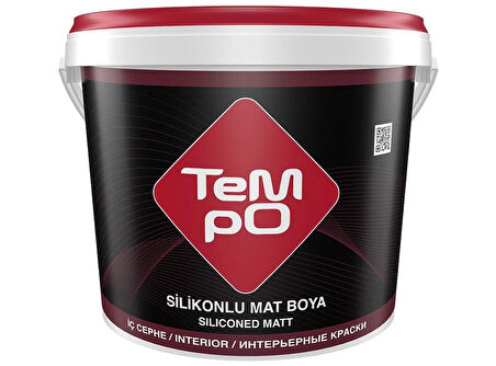 Tempo Silikonlu Mat İç Cephe Boyası 10Kg