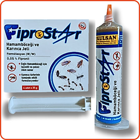 Fiprostar Hamamböceği ve Karınca Jel Yem | 35 Gram