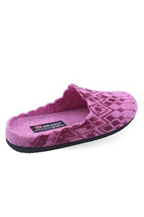 Gezer 13707 Kadın Keçe Kumaş Halı-Ev Terliği