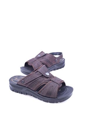 Polikamp 2843 Erkek Ortopedik Taban Günlük Terlik Sandalet