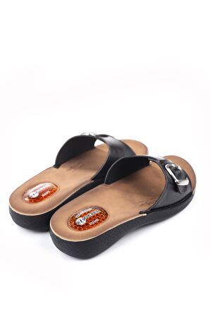 Gezer 10826 Massage Soft Taban Günlük Tokalı Kadın Terlik