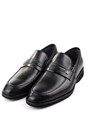 Benart Hakiki Deri Hafif Eva Taban Bağcıksız Günlük Klasik Erkek Ayakkabı