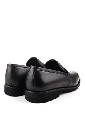 Benart Hakiki Deri Hafif Eva Taban Bağcıksız Günlük Klasik Erkek Ayakkabı