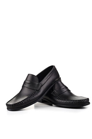 Castle Black 31102-1 Hakiki Deri Erkek Babet Ayakkabı