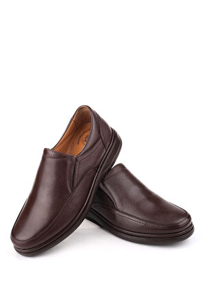 Papuç Sepeti 4562 Erkek  Hakiki Deri Ortopedik Comfort Ayakkabı