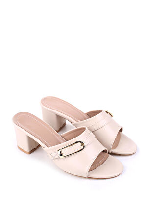 Papuç Sepeti LL106 Kemer Toka Günlük Kadın Terlik