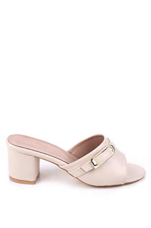 Papuç Sepeti LL106 Kemer Toka Günlük Kadın Terlik