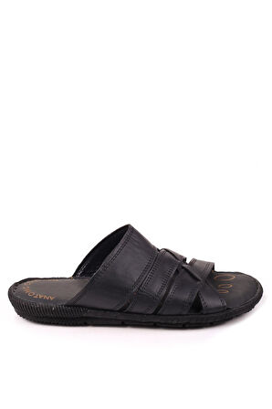 Papuç Sepeti Hakiki Deri Anatomik Rahat Taban Erkek Terliği