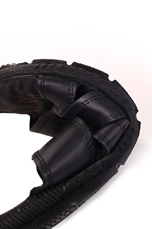 Papuç Sepeti Hakiki Deri Anatomik Rahat Taban Erkek Terliği