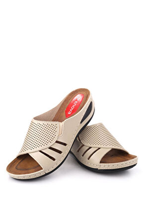 Papuç Sepeti 4743 Kadın Rahat Taban Ortopedik Günlük Terlik