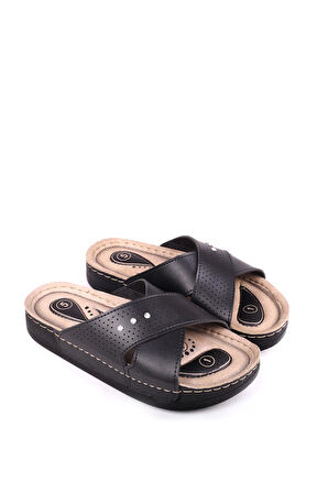 Papuç Sepeti 4871 Hera Kadın Ortopedik Rahat Taban Günlük Terlik