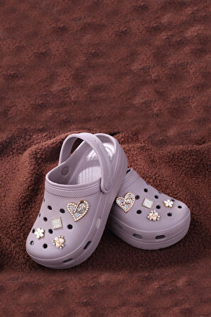 Papuç Sepeti Taşlı Kalın Taban Kadın Havuz/Plaj/Bahçe Terlik Sandalet