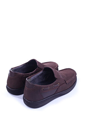 Papuç Sepeti Erkek Hakiki Nubuk Deri Kauçuk Taban Günlük Ayakkabı