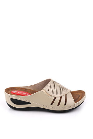 Papuç Sepeti 4743 Kadın Rahat Taban Ortopedik Günlük Terlik