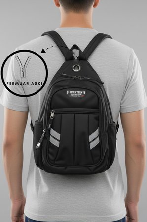 Seventeen 4901 Erkek Kanvas Body Bag & Sırt Çantası
