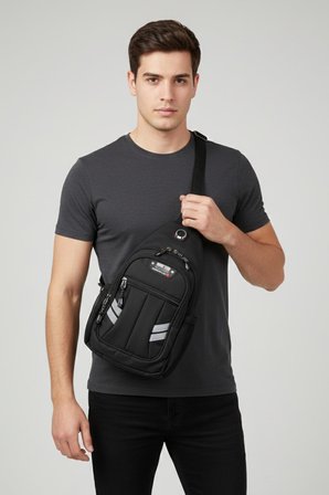 Seventeen 4901 Erkek Kanvas Body Bag & Sırt Çantası